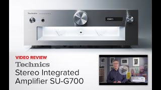 Review Technics SUG700 Amplifier is a Grand Class Act [upl. by Magdau332]