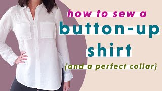 Buttonup Shirt Sewalong  Sewing Pattern [upl. by Barrow]