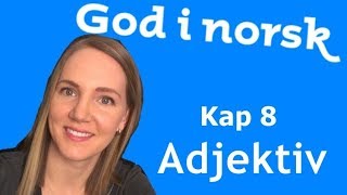 God i norsk  Kap 8  Adjektiv Aschehoug [upl. by Ennoval]