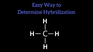 EASY Method to Find the Hybridization of an Atom  QuickSci [upl. by Noscire]