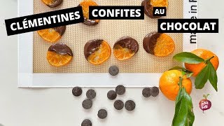 CLÉMENTINES CONFITES AU CHOCOLAT 🍊Clémentinettes orangettes La petite bette [upl. by Arlan]