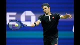 Roger Federer vs Grigor Dimitrov Extended Highlights  US Open 2019 QF [upl. by Enelrahc]