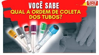 ORDEM DE COLETA DOS TUBOS  Exames Laboratoriais [upl. by Pulchi]