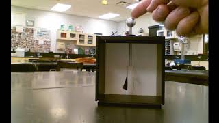 Electroscope demonstrations [upl. by Labaw737]