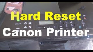 How to Hard Reset Canon Printer Error [upl. by Graubert766]