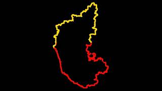 Karnataka Map [upl. by Wallie]