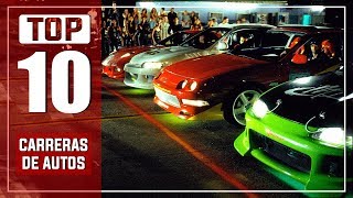 Las 10 Mejores Películas sobre CARRERAS de AUTOS 🚗 [upl. by Gris]