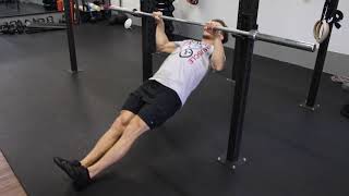 Australian Pull Up Bodyweight Row [upl. by Lune]