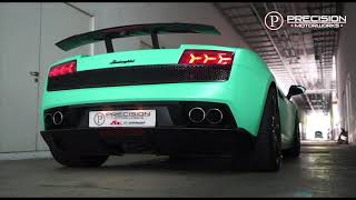 Lamborghini Gallardo LP5604 Spyder full Fi EXHAUST INSANE Sound w HEADERS [upl. by Patton]