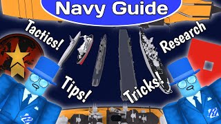 FULL NAVY GUIDE  Rise Of Nations Roblox [upl. by Dressler]