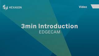 3 minutes Introduction to EDGECAM [upl. by Lunette]