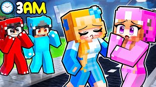 Crystal is SLEEPWALKING At 3AM In Minecraft [upl. by Irtak487]