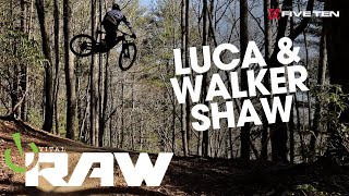 LUCA and WALKER SHAW  Vital RAW Kanuga Bike Park [upl. by Rima]