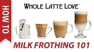 Milk Frothing for Beginners [upl. by Jerry]