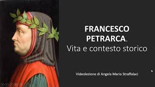 FRANCESCO PETRARCA CONTESTO STORICO E VITA [upl. by Nnylanna]