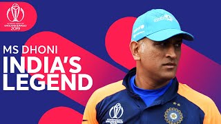 The incredible MS Dhoni  Player Feature  ICC Cricket World Cup [upl. by Safoelc]