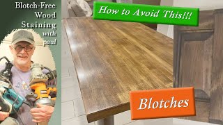 BlotchFree Wood Stain Application Technique  Furniture Refinishing [upl. by Faruq]