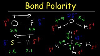 Bond Polarity Electronegativity and Dipole Moment  Chemistry Practice Problems [upl. by Ruon]