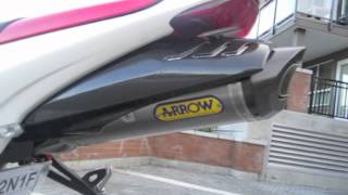 Triumph Daytona 675R Arrow Exhaust  Motostarz [upl. by Hanahs]