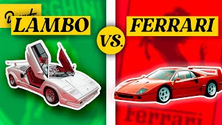 Ferrari Vs Lamborghini  The Rivalry EXPLAINED [upl. by Dietrich]