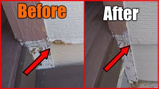 How To Repair Damaged Siding  THE HANDYMAN [upl. by Ho]