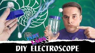 DIY Electroscope  Indy Labs 25 At Home DIY Science [upl. by Cirri443]