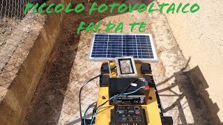 Impianto fotovoltaico fai da te 12 volts Assemblaggio e funzionamento Tutorial Fai da te Diy [upl. by Elleral]