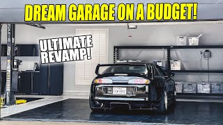 Building our DREAM GARAGE on a BUDGET House garage is FINISHED [upl. by Niltak770]