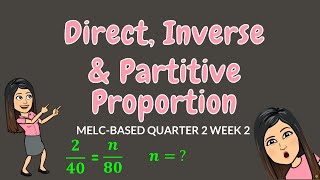 DIRECT INVERSE amp PARTITIVE PROPORTION [upl. by Eilerua]