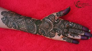 INDOARABIC Mehndi Design 2021  Simple Mehndi Designs For Hands  Mamta Mehndi Design [upl. by Khalil]