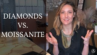 Diamonds vs Moissanite Whats the Difference [upl. by Rotberg782]