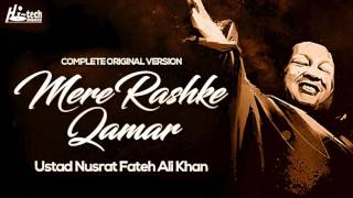 MERE RASHKE QAMAR Original Complete Version  USTAD NUSRAT FATEH ALI KHAN  OFFICIAL VIDEO [upl. by Laurence]