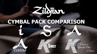 Zildjian Cymbal Pack Comparison [upl. by Gilda471]