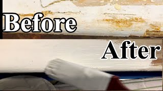 HOW TO FIX PEELING FLAKING PAINT  CHIPPED PAINT REPAIR [upl. by Ahseena606]