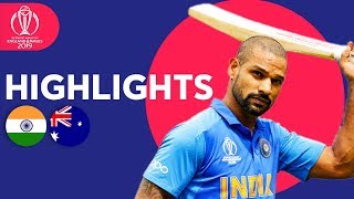 Dhawan Strikes Super Century  India vs Australia  Match Highlights  ICC Cricket World Cup 2019 [upl. by Christy]