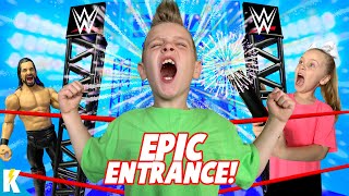 KidCity Makes an Epic WWE Entrance WWE Wrekkin Entrance Stage [upl. by Aniuqal426]