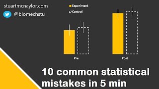 Ten Statistical Mistakes in 5 Min [upl. by Ydoow]