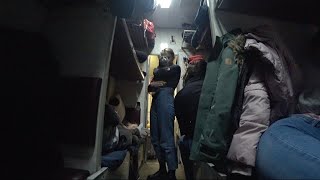 Leaving Kyiv On A Refugee Train 🇺🇦 [upl. by Yvonner]