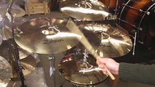 Zildjian A Custom Cymbal Set  20r 18c 16c 14h [upl. by Ellerud66]