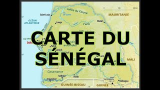 CARTE DU SÉNÉGAL [upl. by Ariad]