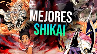 Los Mejores Y Mas Poderosos Shikai En Bleach [upl. by Nehttam]