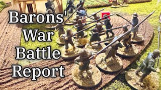 The Barons War  500pt Battle Report [upl. by Nor]