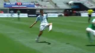 Ireland vs Argentina  Ranking 1920  Highlights  Danone Nations Cup 2014 [upl. by Esimehc]