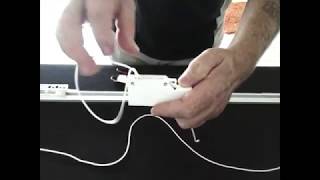 replace cord in a curtain trackAustralia [upl. by Gnal]