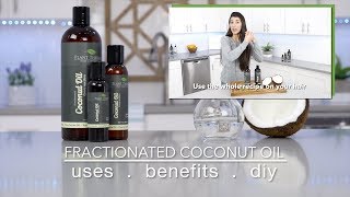 Fractionated Coconut Oil Best Uses amp Benefits  Quick How To [upl. by Lawford791]