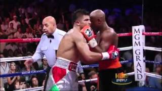 Floyd Mayweather vs Victor Ortiz KO [upl. by Jenness]