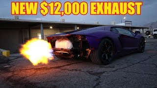 Maybe the Loudest Aventador in the World Frequency Intelligence Exhaust [upl. by Airdnaid289]