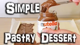 Simple Nutella Pastry Dessert [upl. by Duahsar]