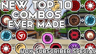 The NEW TOP 10 COMBOS In Shindo Life  Top 10 Combos In Order  Shindo Life Combos  40k Special [upl. by Kassia]