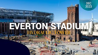 New Everton Stadium Hydraulic Tower Update [upl. by Erdnassac]